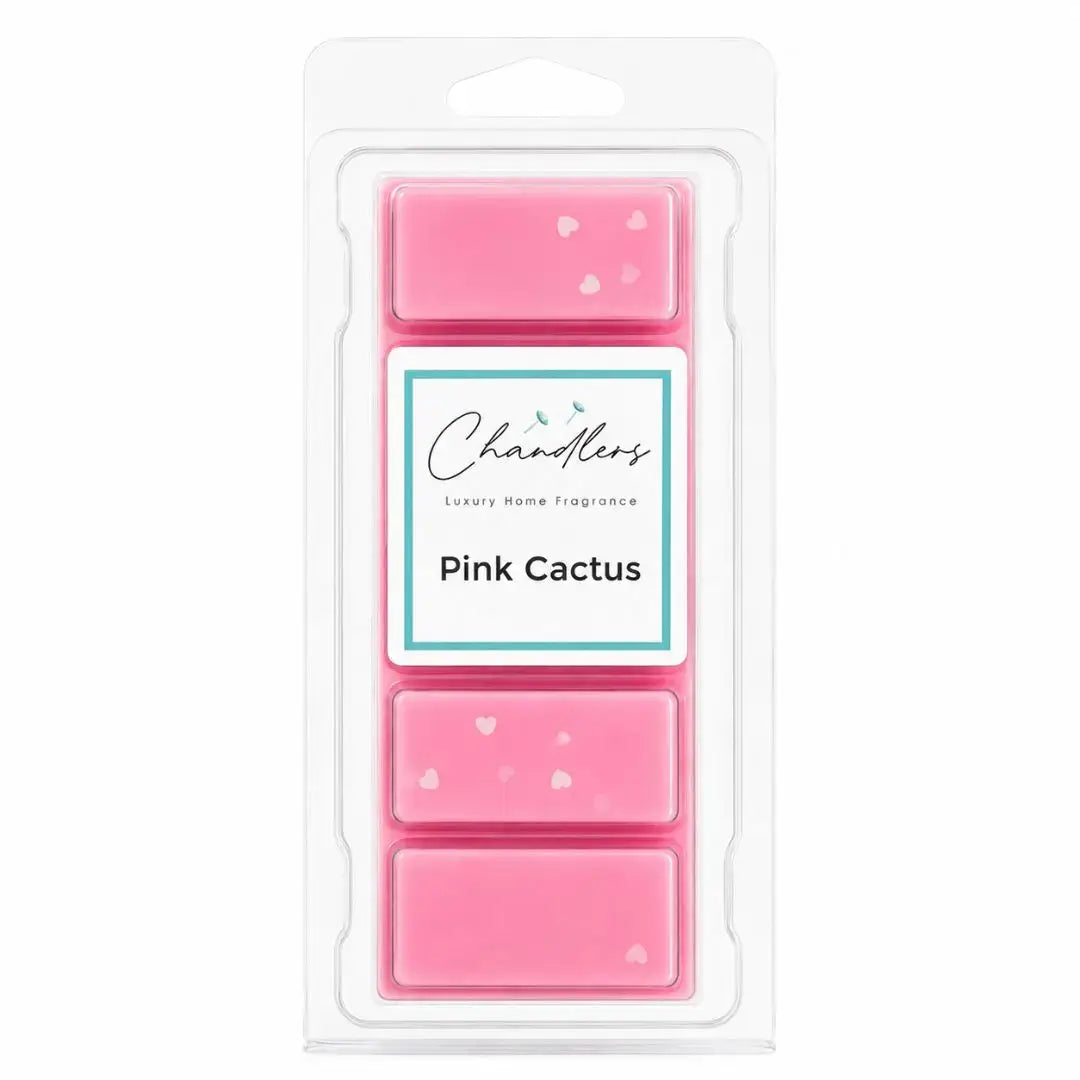 Pink Cactus summer wax melt by Chandlers Wax Melts - last chance half price