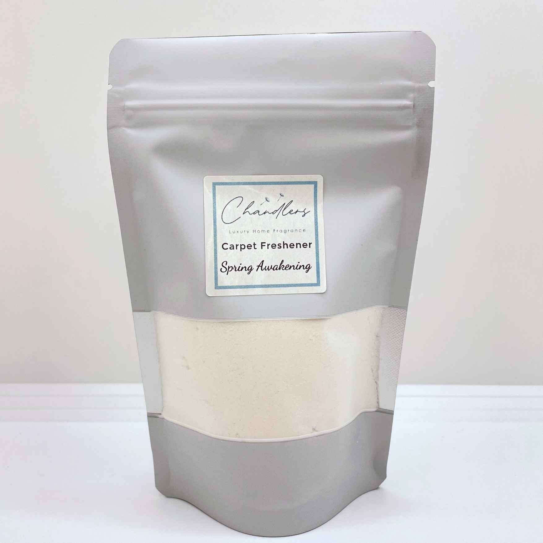 Scented Carpet Freshener Powder Shake And Vac Refill Bag Scented carpet freshener powder shake and vac refill bag