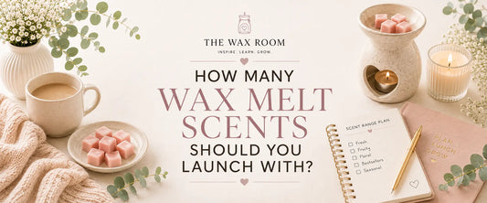 How many wax melt scents should you launch with - The Wax Room business guide