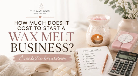 How much it costs to start a wax melt business with equipment, packaging and startup planning