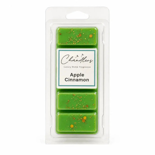 Apple Cinnamon wax melt snapbar by Chandlers Wax Melts