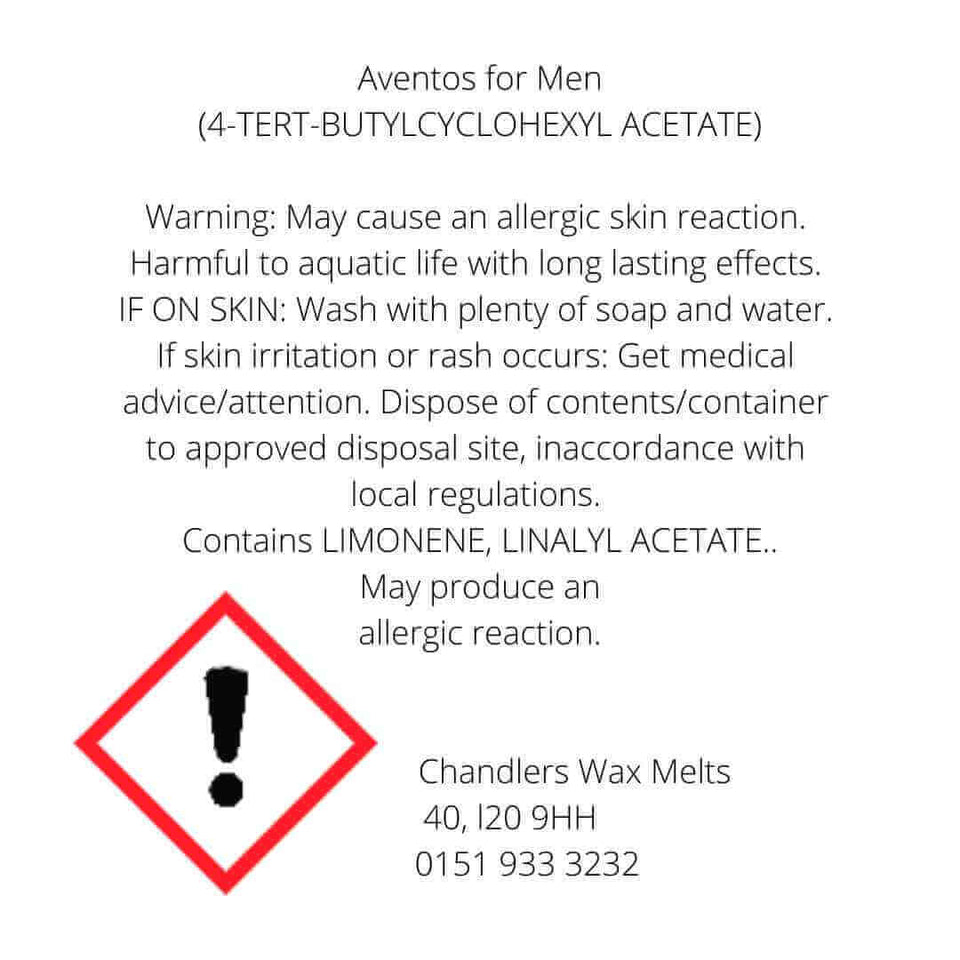 creed avantus wax melts aftershave