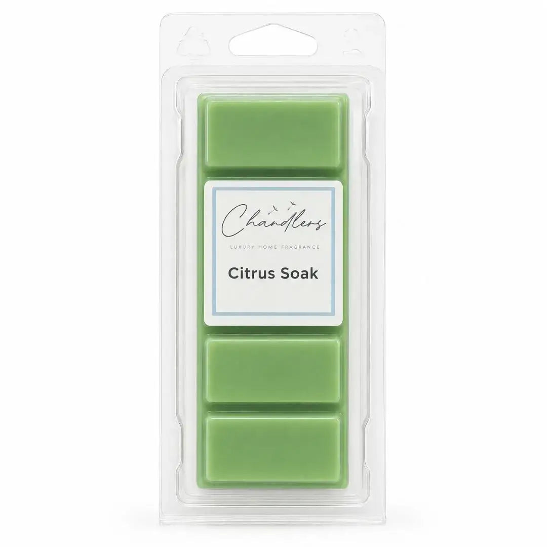 Citrus Soak fruity wax melt snapbar by Chandlers Wax Melts inspired by Lush Avobath
