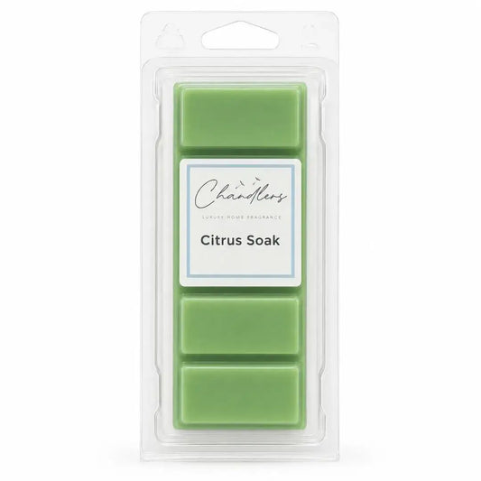 Citrus Soak fruity wax melt snapbar by Chandlers Wax Melts inspired by Lush Avobath