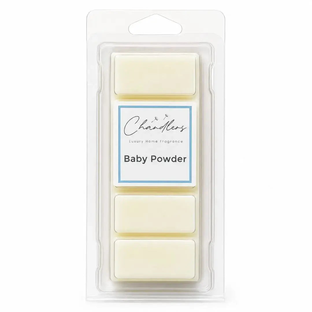 Baby Powder wax melt snapbar by Chandlers Wax Melts inspired
