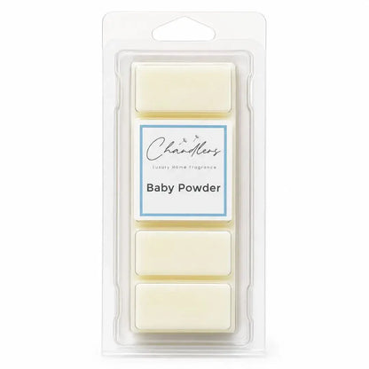Baby Powder wax melt snapbar by Chandlers Wax Melts inspired