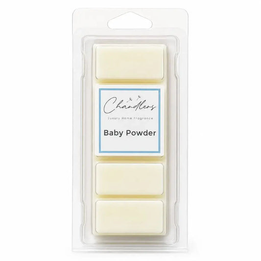 Baby Powder wax melt snapbar by Chandlers Wax Melts inspired