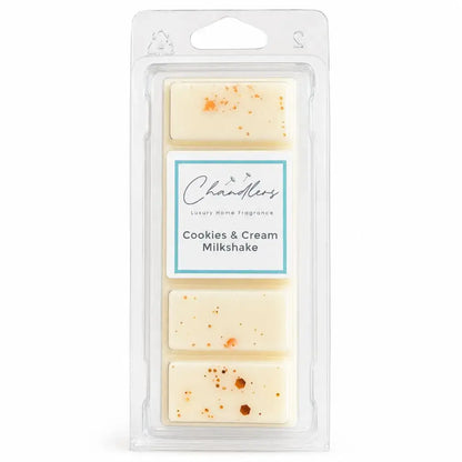Cookies and Cream Milkshake summer wax melt snapbar by Chandlers Wax Melts
