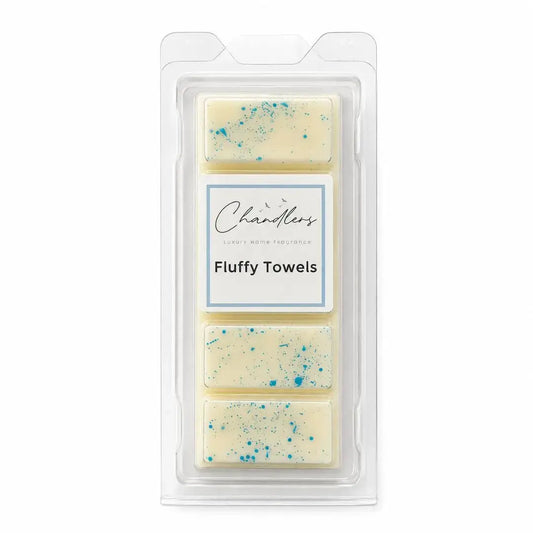 Fluffy Towels wax melt snapbar by Chandlers Wax Melts inspired by Yankee Candle laundry