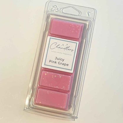juicy pink grape fruity wax melts uk