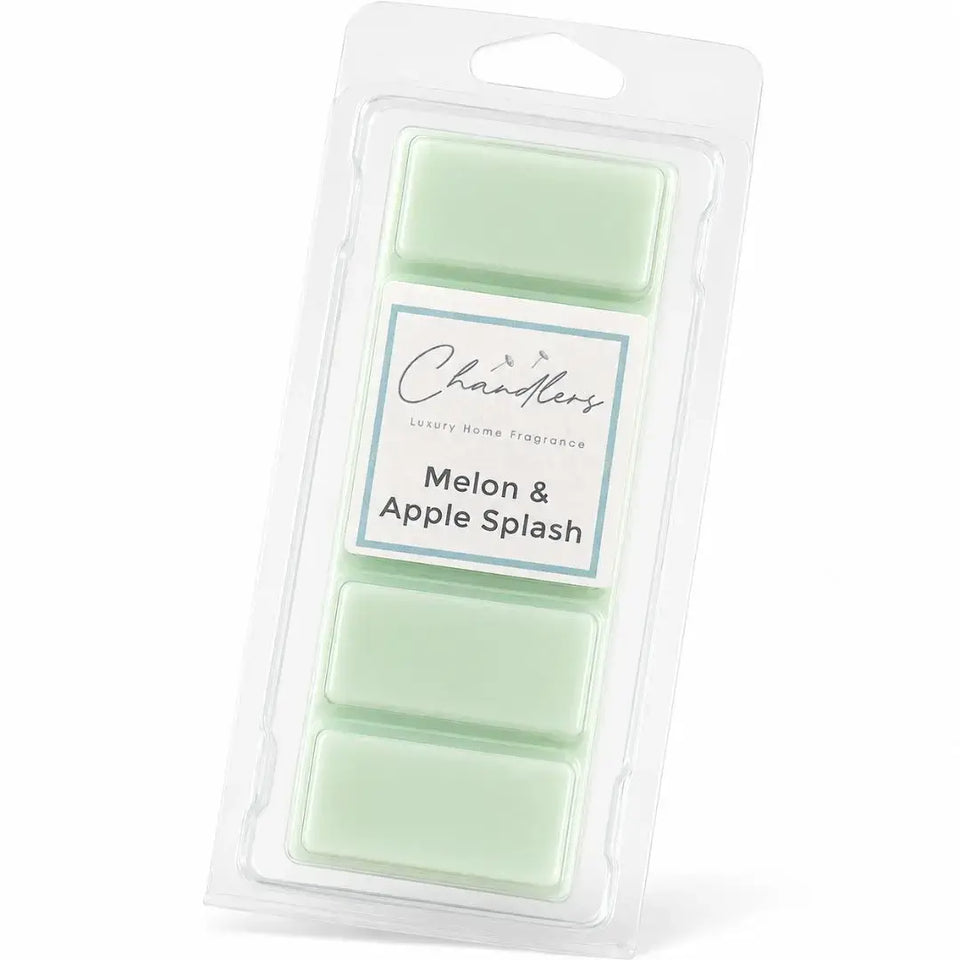 Melon and Apple Splash pale green summer wax melts by Chandlers Wax Melts inspired by Original Source