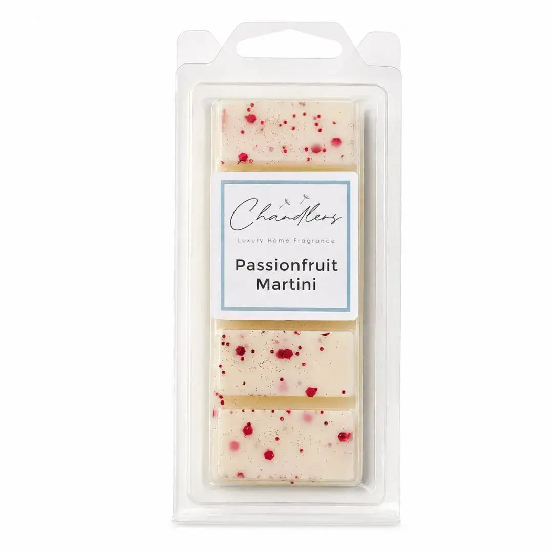 Passionfruit Martini fruity wax melt snapbar by Chandlers Wax Melts