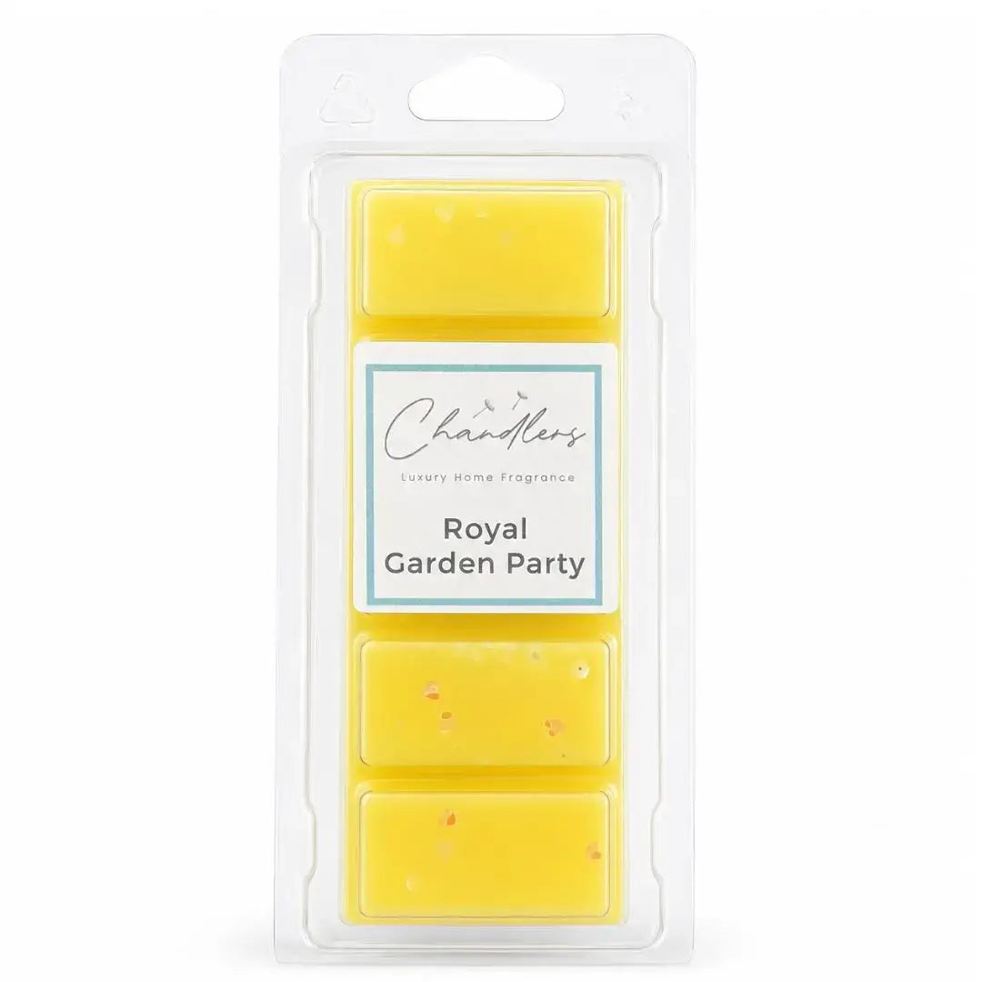 Royal Garden Party summer wax melt snapbar by Chandlers Wax Melts
