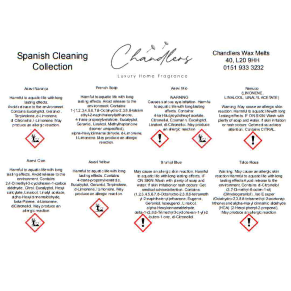 spanish cleaning products wax melts uk