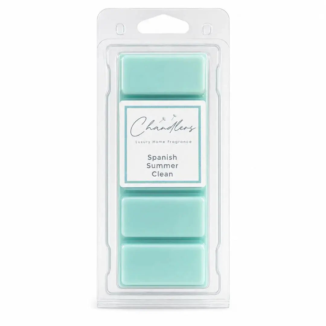 Spanish Summer Clean summer wax melt snapbar by Chandlers Wax Melts inspired by Asevi Pet floor cleaner