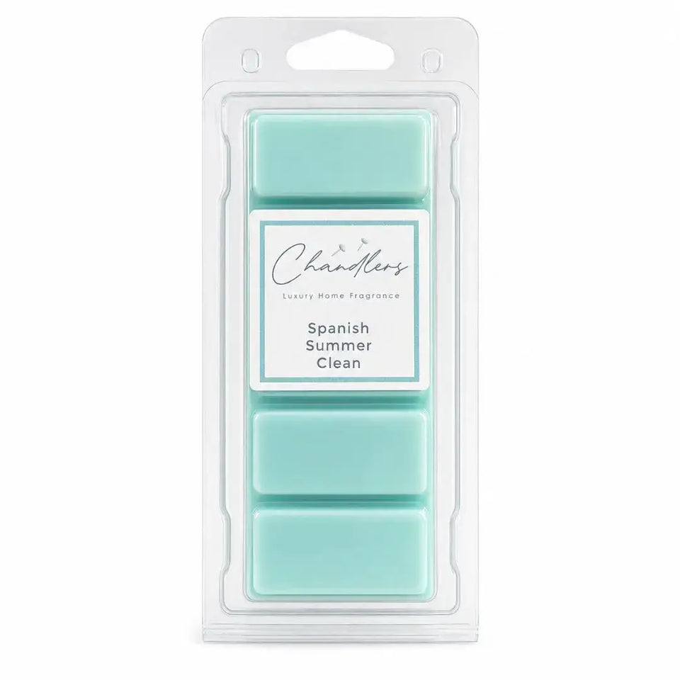 Spanish Summer Clean summer wax melt snapbar by Chandlers Wax Melts inspired by Asevi Pet floor cleaner