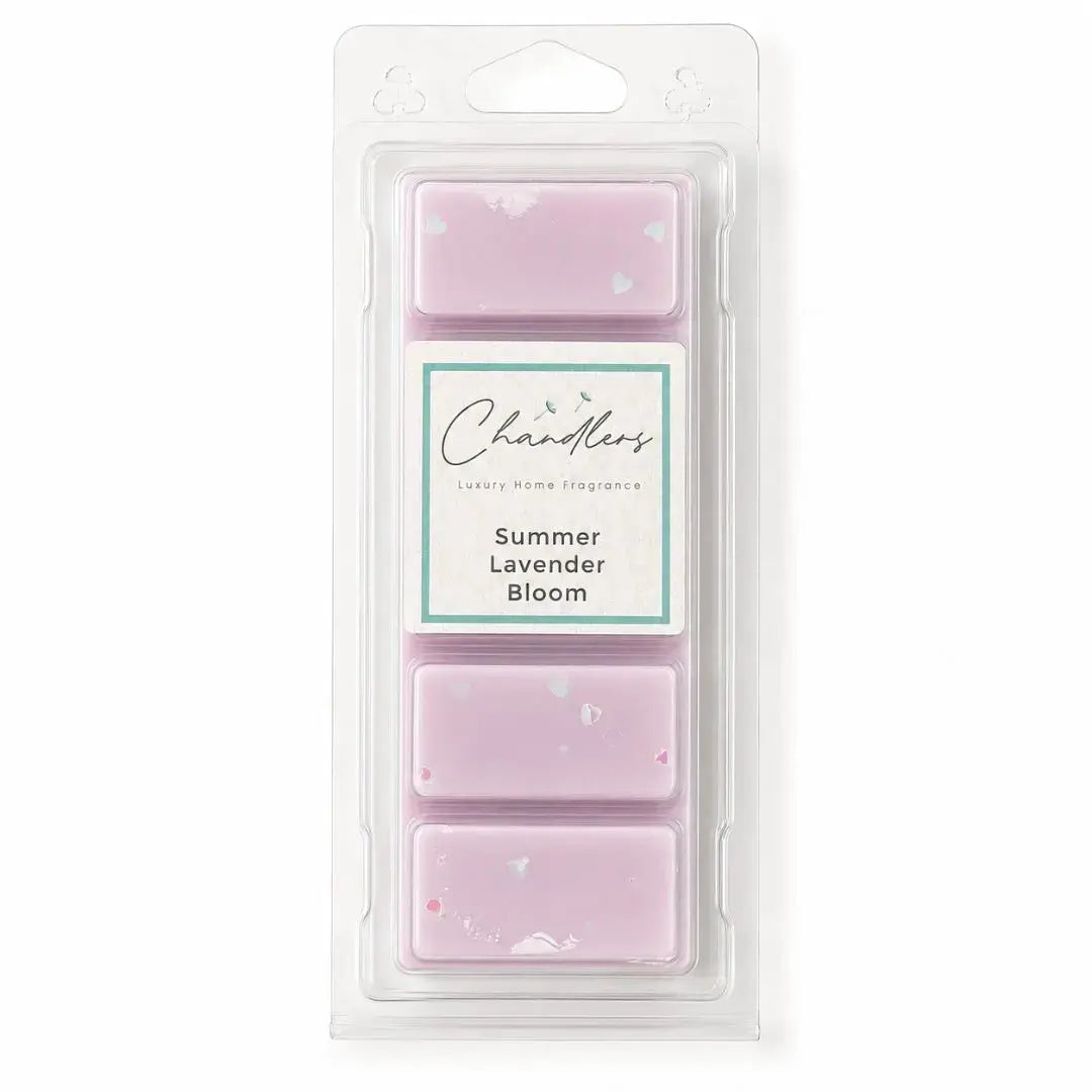 Summer Lavender Bloom wax melt snapbar by Chandlers Wax Melts