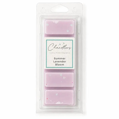 Summer Lavender Bloom wax melt snapbar by Chandlers Wax Melts