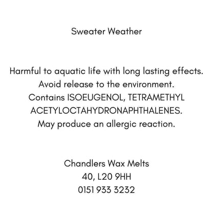 sweater weather wax melts uk