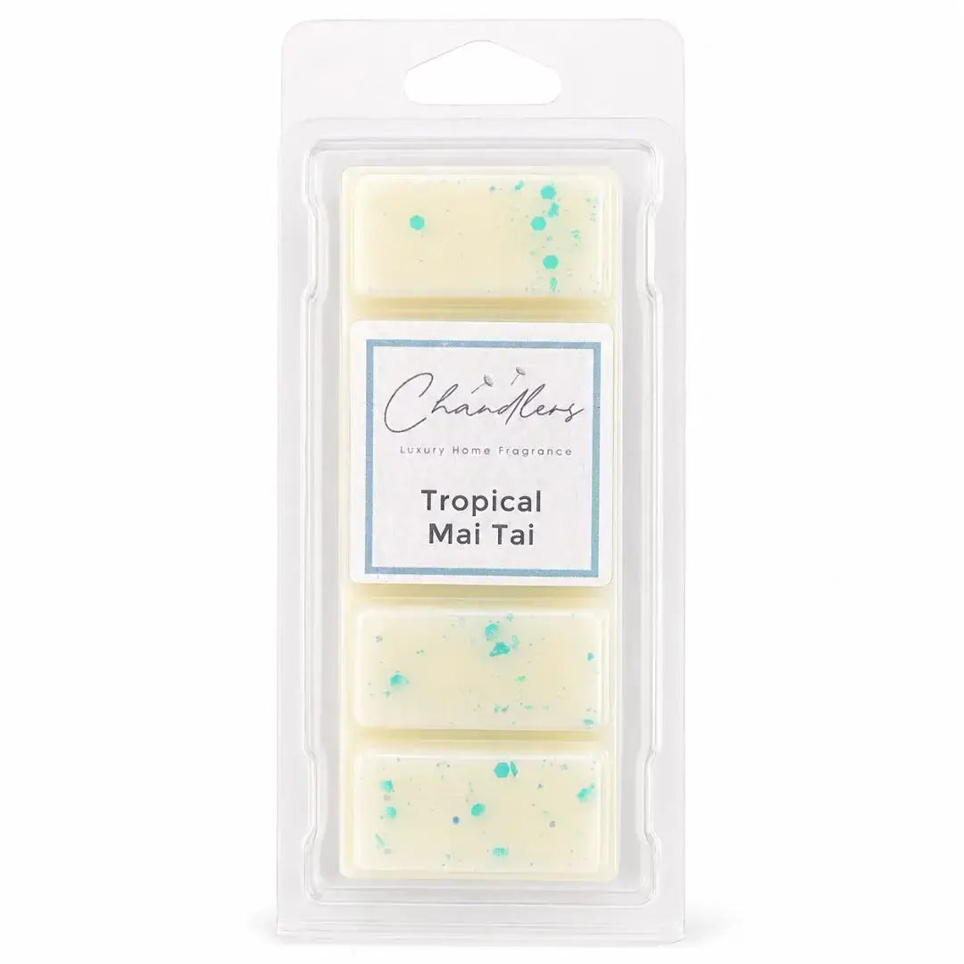 Tropical Mai Tai summer wax melt snapbar by Chandlers Wax Melts