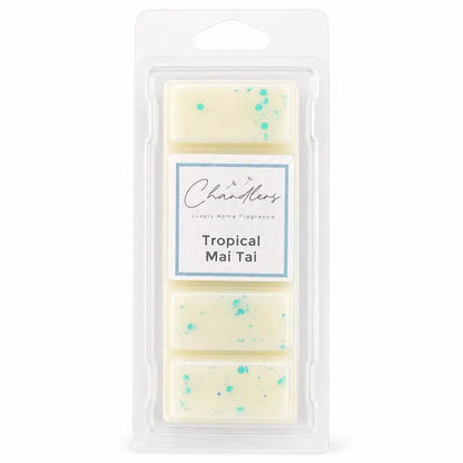 Tropical Mai Tai summer wax melt snapbar by Chandlers Wax Melts