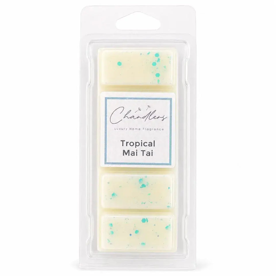 Tropical Mai Tai summer wax melt snapbar by Chandlers Wax Melts