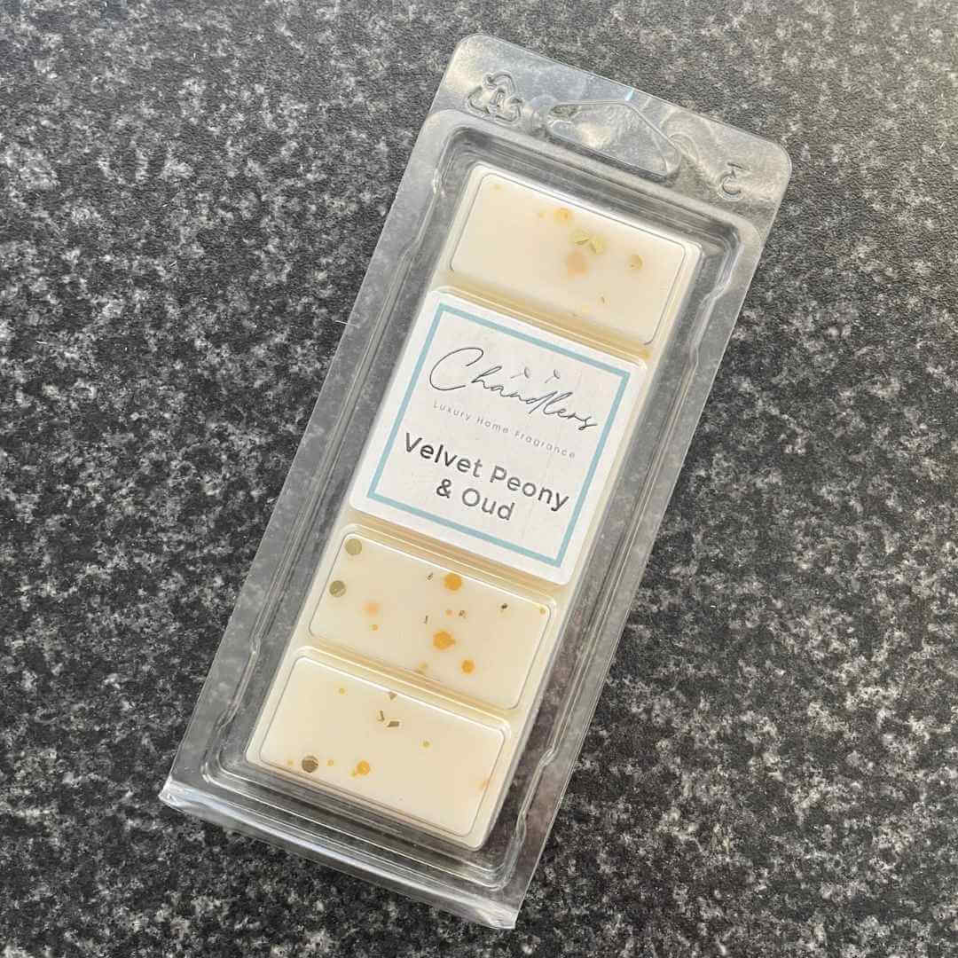 velvet peony and oud wax melts uk