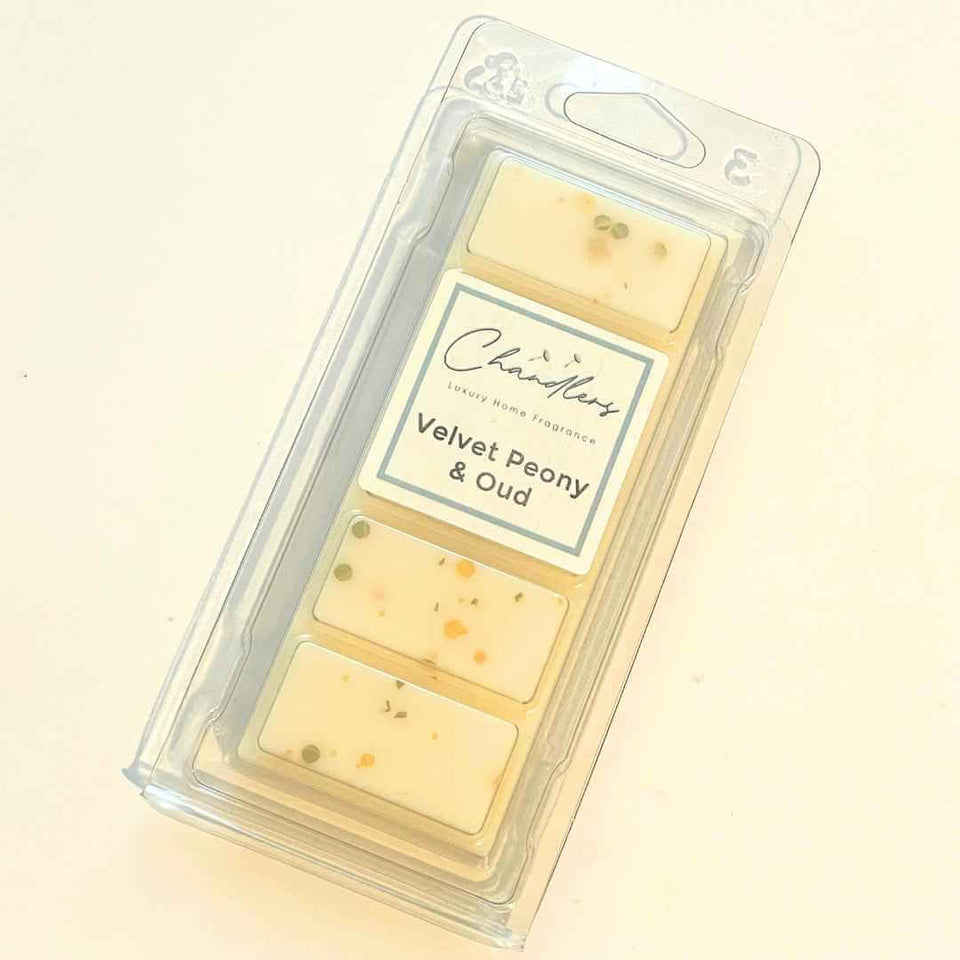 velvet peony and oud wax melts uk