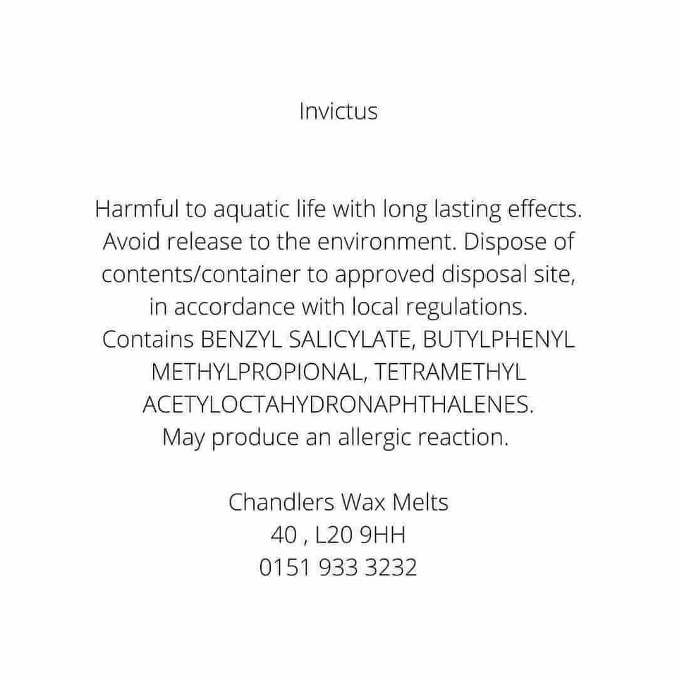 Invictus Wax Melts
