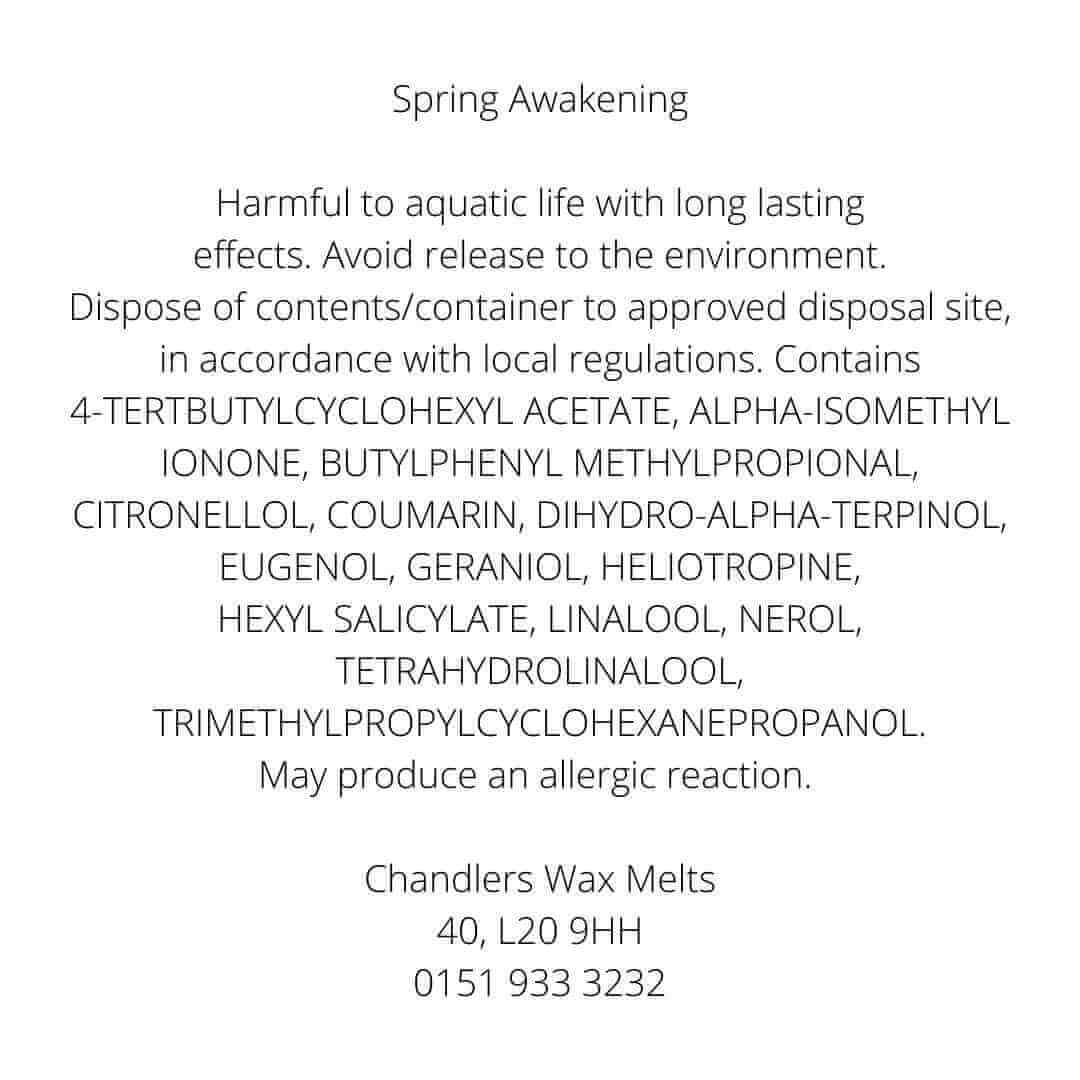lenor spring awakening wax melts
