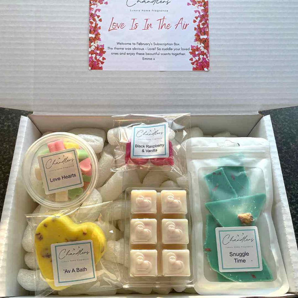 luxury wax melt subscription box